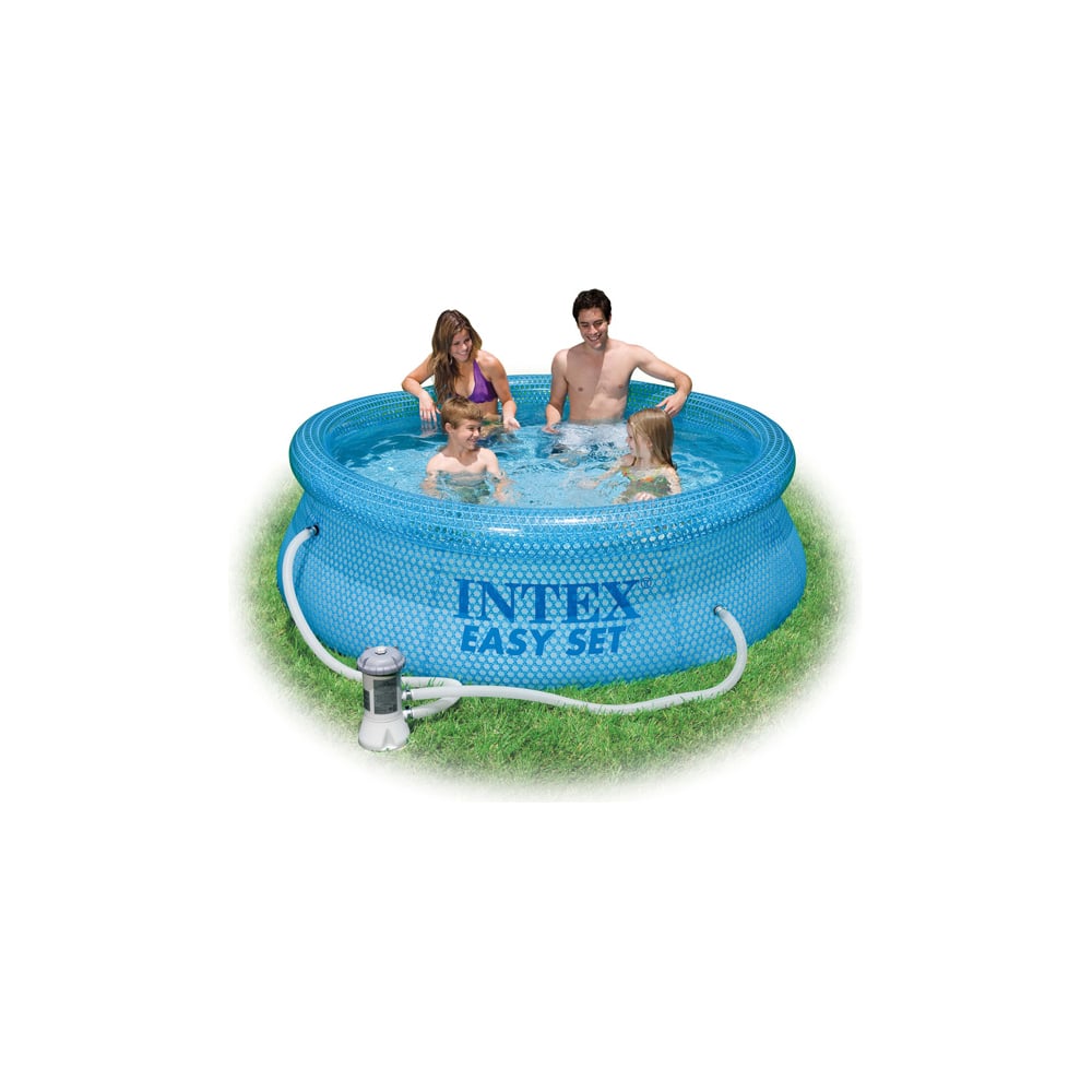 Бассейн надувной Intex Easy Set 244х76см 54910 - выгодная цена, отзывы ...
