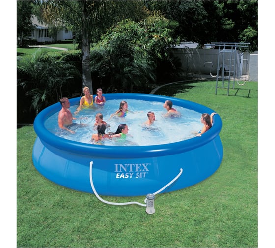 Бассейн надувной Intex Easy Set 457х91см 56412 1