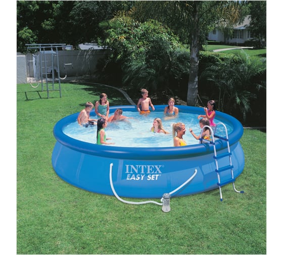 Бассейн надувной Intex Easy Set 457х91см 56414