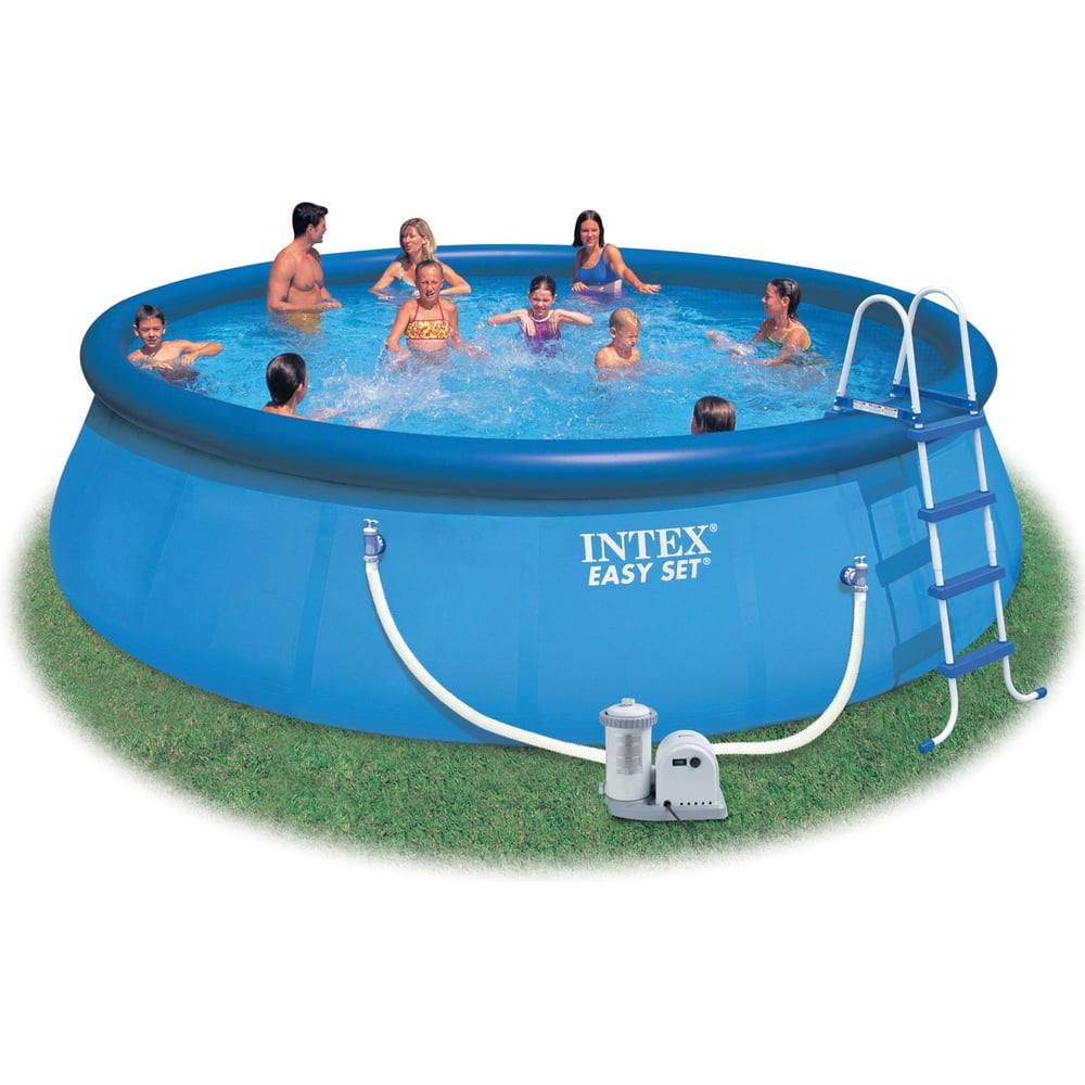 Бассейн надувной Intex Easy Set 549х122см 56905 - выгодная цена, отзывы ...