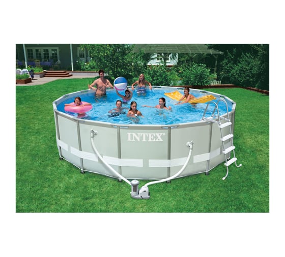 Бассейн каркасный Intex Ultra Flame Metal Pool 488х122см 54452