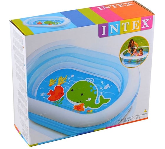 Бассейн-ванна детский надувной Intex 163х107х46см 57482