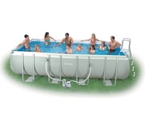 Бассейн каркасный Intex Ultra Flame Metal Pool 549х274х132см 54482