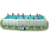Бассейн каркасный Ultra-Frame Metal Pool 732х366х132см Intex 54980