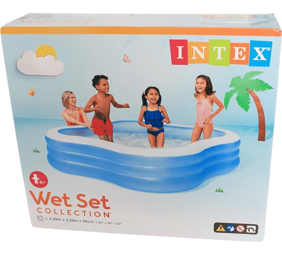 Бассейн надувной Intex семейный 57495
