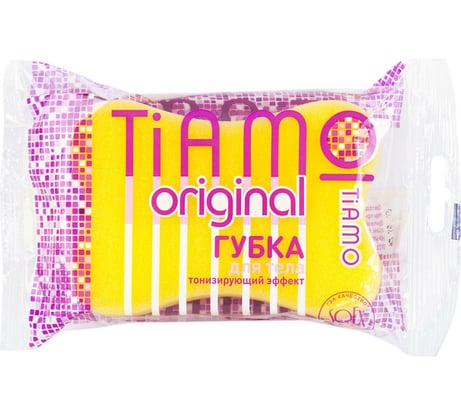 Губка для тела TIAMO Original КОМФОРТ поролон 7728
