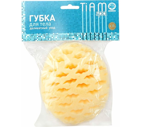 Губка для тела TIAMO SPA ОВАЛ Люкс 7753