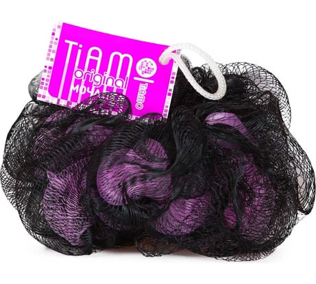 Мочалка из нейлона TIAMO Original ШАР Премиум 10557