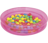 Детский надувной бассейн BestWay 91x20 см, с мячами (50 шт.), 73 л, от 2 лет 51085 BW