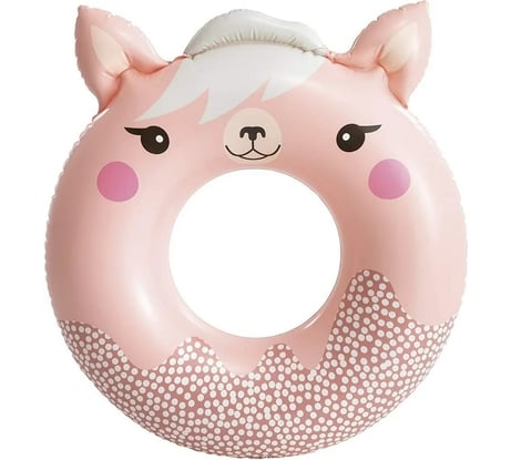 Надувной круг INTEX Милые зверята 84(91)х76 см, до 40 кг, от 8 лет, 3 вида 59266