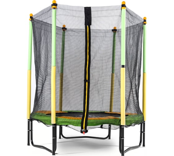 Батут DFC JUMP 55", зелено-желтый 55INCH-JD-GY
