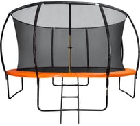 Батут DFC KENGOO 14 футов, 427 см, оранжевый/черный 14FT-TR-E-BAS