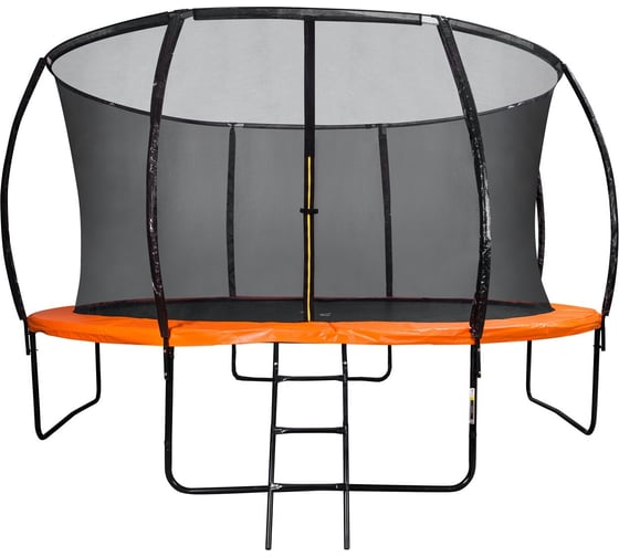 Батут DFC KENGOO 14 футов, 427 см, оранжевый/черный 14FT-TR-E-BAS