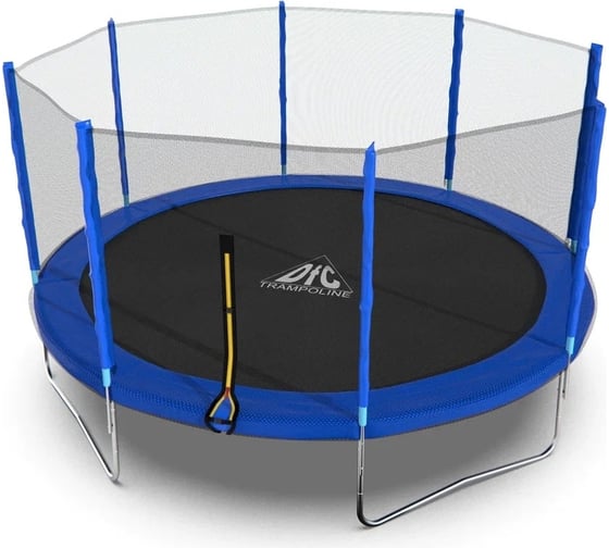 Батут с сеткой DFC Trampoline Fitness 14FT-TR-B