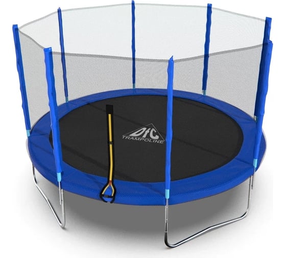 Батут с сеткой DFC Trampoline Fitness 12FT-TR-B 1