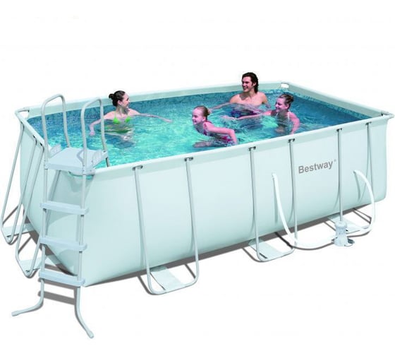 Бассейн каркасный BestWay 412х201х122см металлический 56241 BW