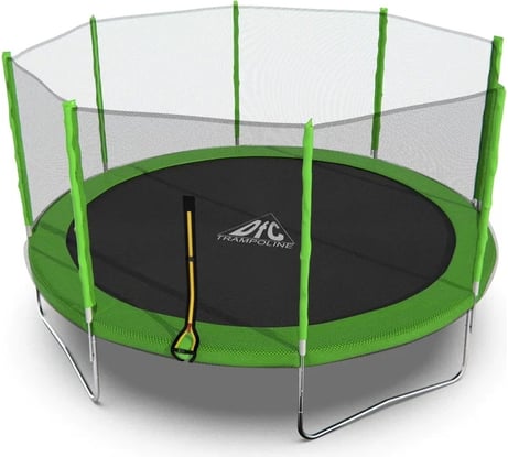 Батут с сеткой DFC Trampoline Fitness 14FT-TR-LG