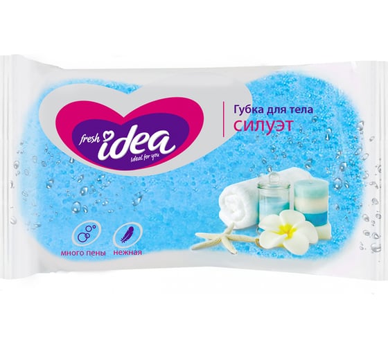 Банная губка Fresh idea Силуэт 14x9х5 см 226274 1