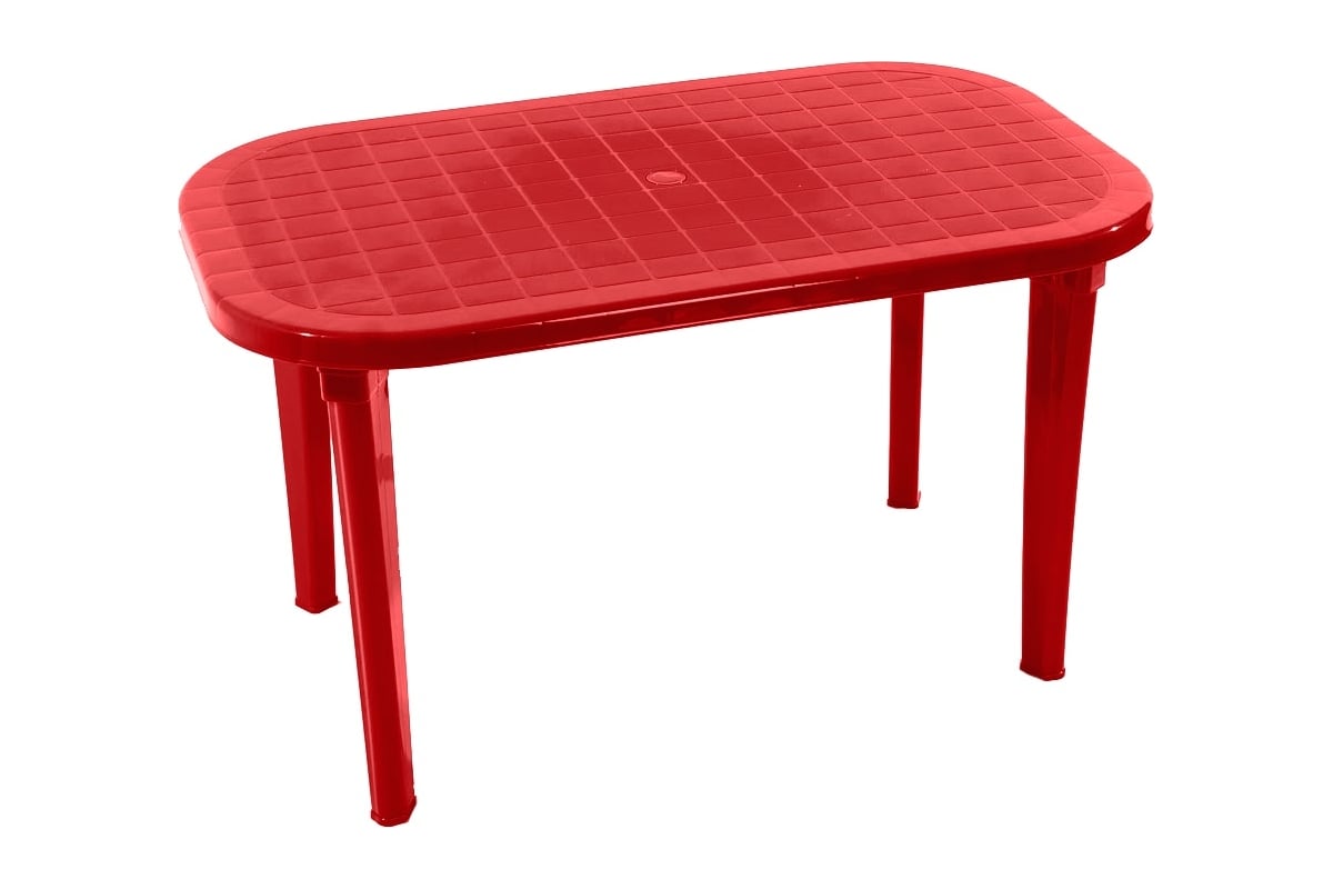 Пластиковый стол Garden Story овальный, красный СП2-МТ005 - выгодная ...