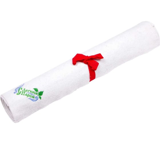 Банный большой коврик Банная линия Эко "С легким паром!" 50x150 см 11-112 1