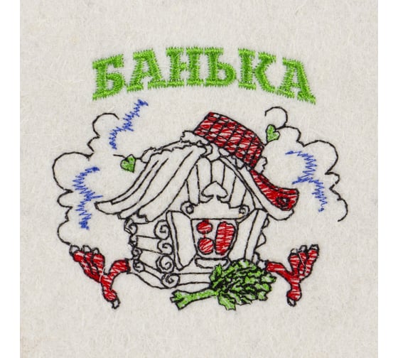 Шапка Банная линия Эко "Банька" 11-069