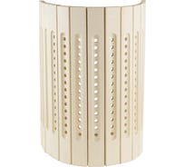 Настенный, прорезной абажур для светильника Банная линия липа 12-559