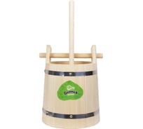 Кадка с гнетом Банная линия 25 л, липа 12-473