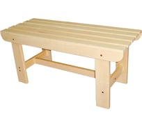 Разборная лавочка Банная линия 120x33x43 см, липа 12-763