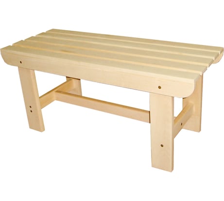 Разборная лавочка Банная линия 100x33x43 см, липа 12-762