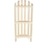Угловая 3-х ярусная полка Банная линия 75x32x10 см 12-526 2