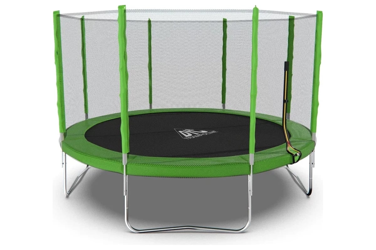 Батут с сеткой DFC Trampoline Fitness 12ft 12FT-TR-LG - выгодная цена,  отзывы, характеристики, фото - купить в Москве и РФ