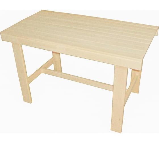 Разборный стол Банная линия 120x56x73см, липа 12-804 1