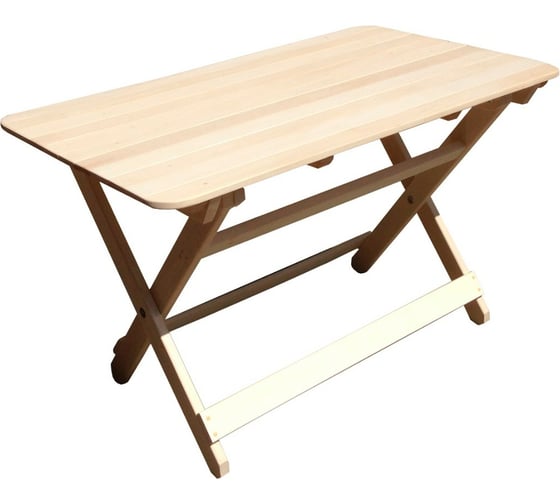 Раскладной стол Банная линия 120x90x90 см, липа 12-798