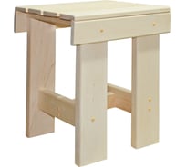 Табурет Банная линия 35x35x43.5 см, липа 12-801