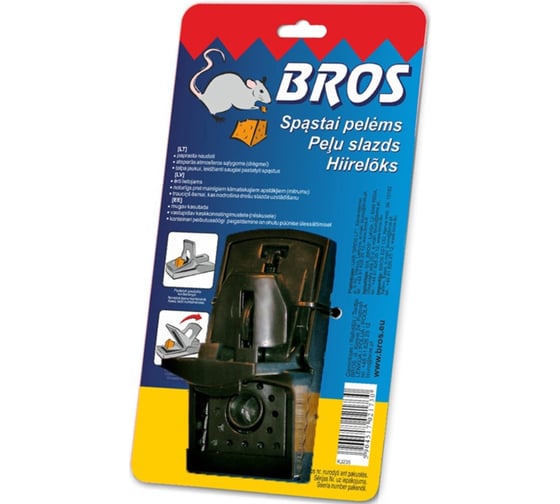 Пластмассовая мышеловка BROS 710264