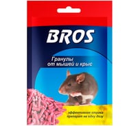 Гранулы от мышей и крыс BROS 90 г 706564