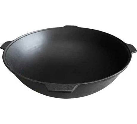 Литой чугунный казан без крышки TimA 18 л, ручка: четыре ушка К128