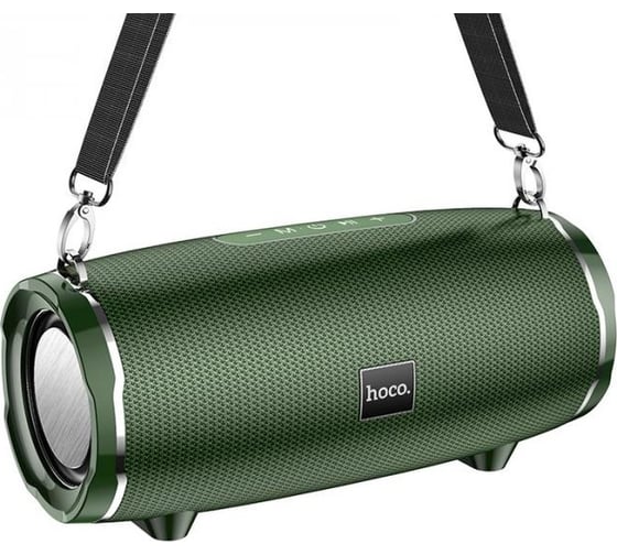 Портативная bluetooth колонка Hoco HC5 Cool Enjoy 2x15W, зеленая 801077