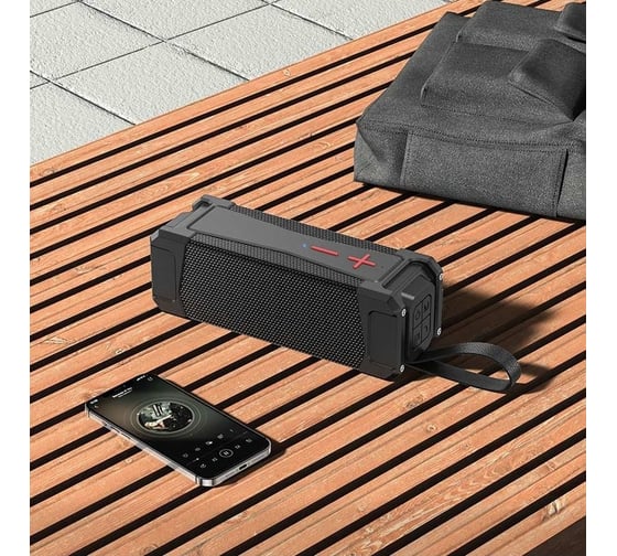 Портативная bluetooth колонка Hoco HC6 Magic sports BT speaker, черная 811549