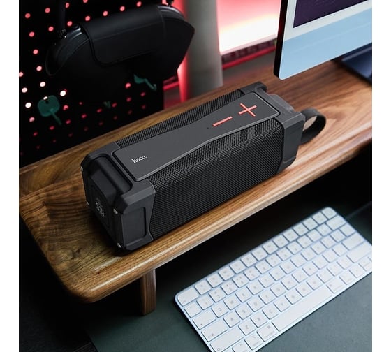 Портативная bluetooth колонка Hoco HC6 Magic sports BT speaker, черная 811549