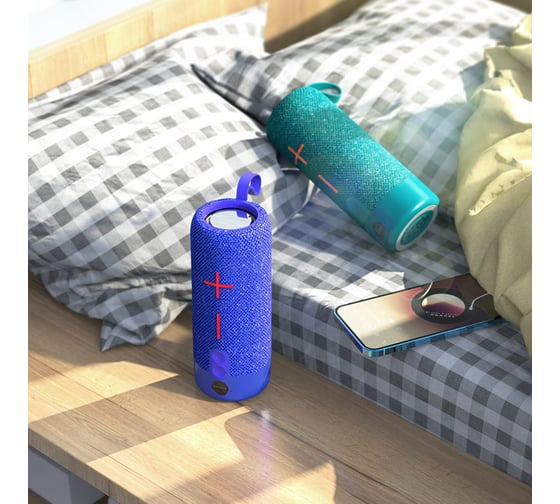 Портативная bluetooth колонка Borofone BR19 Euphony sports speaker, синяя 891823