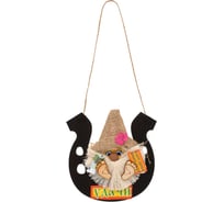 Оберег Банные штучки Банник, удачи, в подкове, 14x15x2.5 см 32655