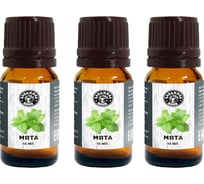 Эфирное масло Бацькина баня Мята 3 шт. натуральные аромамасла для бани 16008-3-набор-ВИ