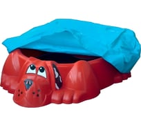 Песочница-бассейн PalPlay Собачка с покрытием 431 красная СГ000003051