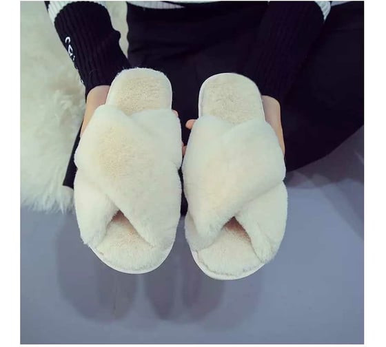 Тапочки ZDK Homium размер 38-39, белые soft38-39white 1