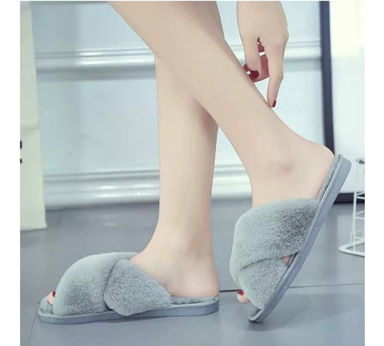 Тапочки ZDK Homium размер 38-39, серые soft38-39grey