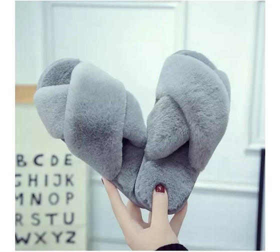 Тапочки ZDK Homium размер 38-39, серые soft38-39grey