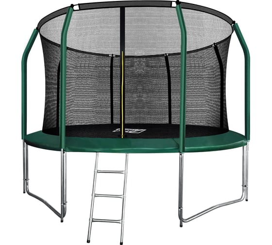 Батут с внутренней страховочной сеткой и лестницей Arland 12FT ARL-TP-1204_I_DG