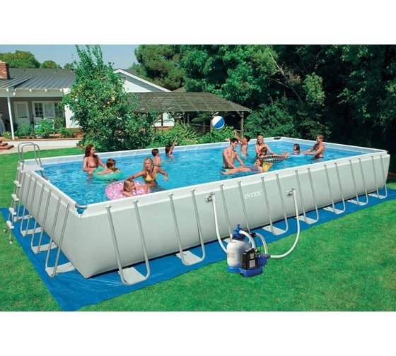 Бассейн каркасный INTEX Ultra Frame 976х488х132см 28372 1