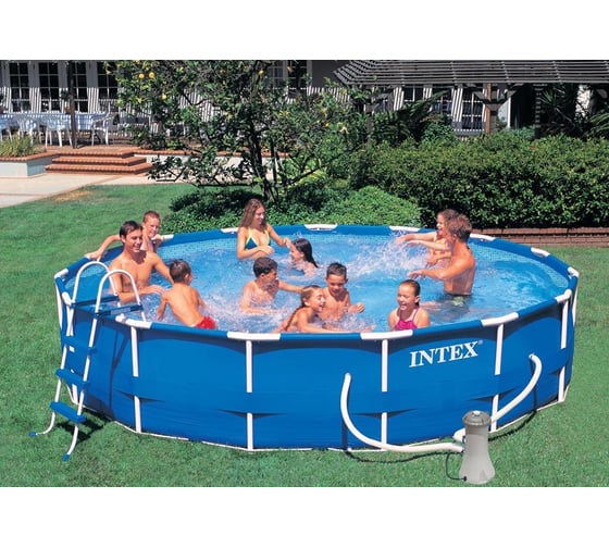Бассейн каркасный INTEX 457х91см 28232